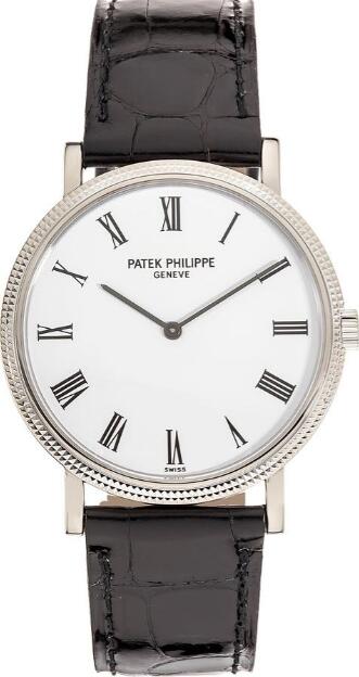 Best replica Patek Philippe Calatrava White Gold watch 5120G-001
